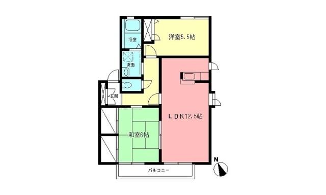 クレールＢ（201） 間取り図画像