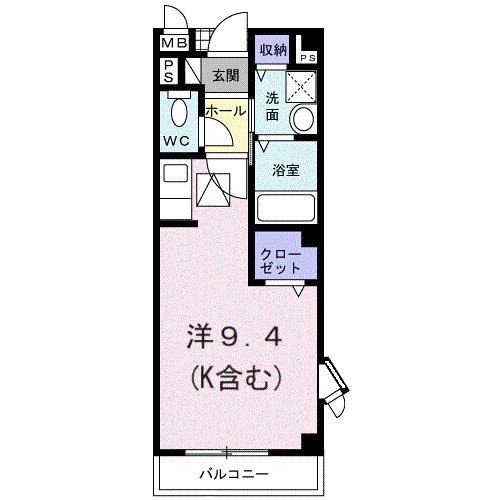 シャンドフルール（101） 間取り図画像