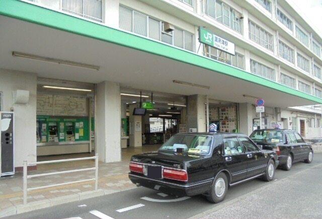 東海道線＆御殿場線・国府津駅：1640m