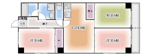  間取り図写真
