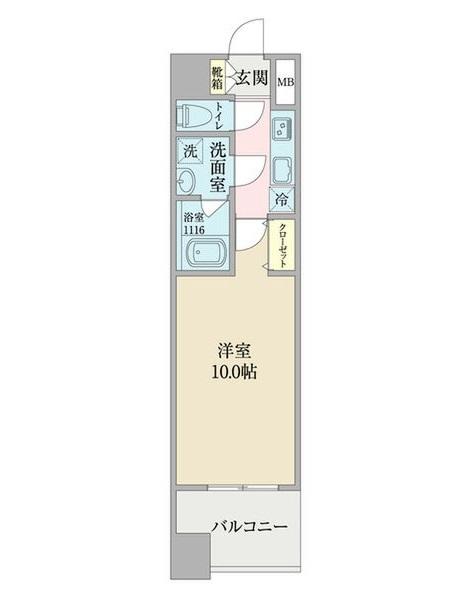 ヴィルクレア桜山（1003） 間取り図画像