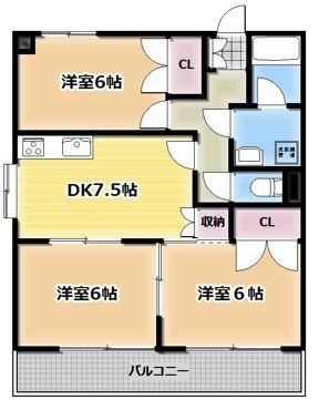 グランディ大曽根（201） 間取り図画像
