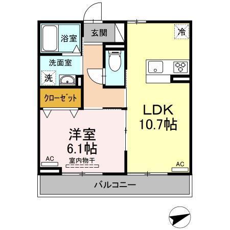 コンフォール吹上（303） 間取り図画像
