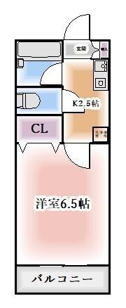 コーポサカエⅡ（305） 間取り図画像