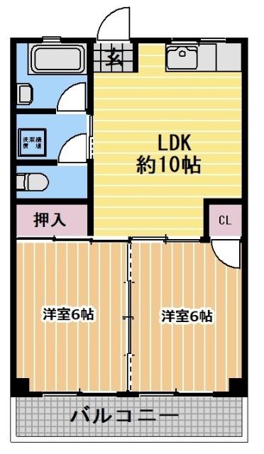 メゾン汐路（302） 間取り図画像