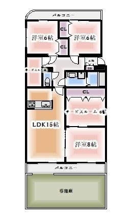  間取り図写真