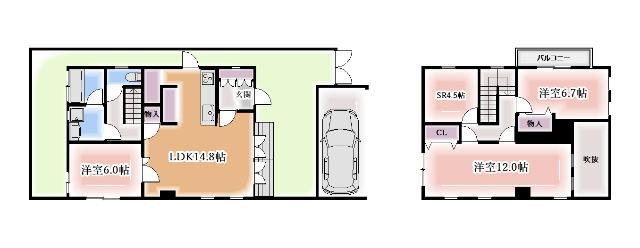  間取り図写真