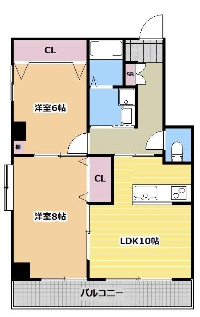 パラッツォヨシダ（402） 間取り図画像