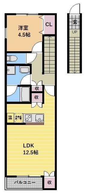 瑞穂ヶ丘ビリーブ館（106） 間取り図画像