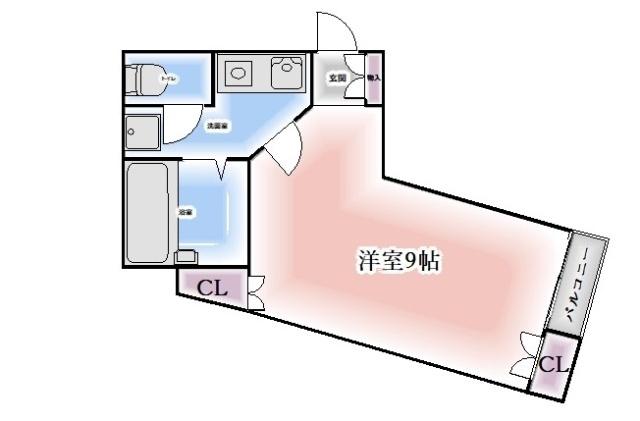 ベストビル（8C） 間取り図画像