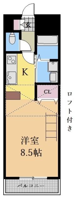 グリム覚王山（502） 間取り図画像