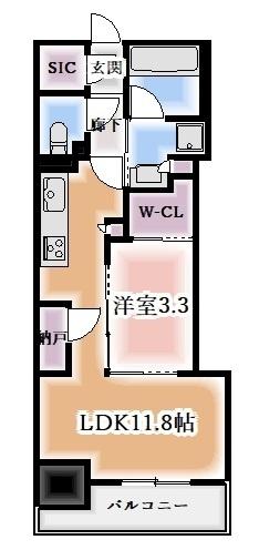 シティタワー丸の内（505） 間取り図画像