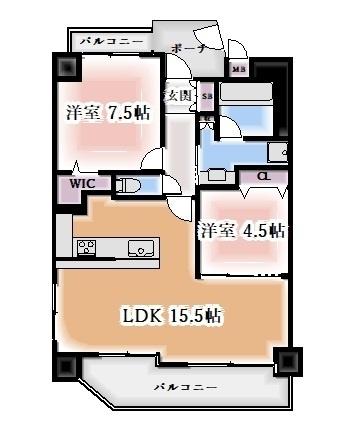 プレサンス錦エボリューション（1203） 間取り図画像