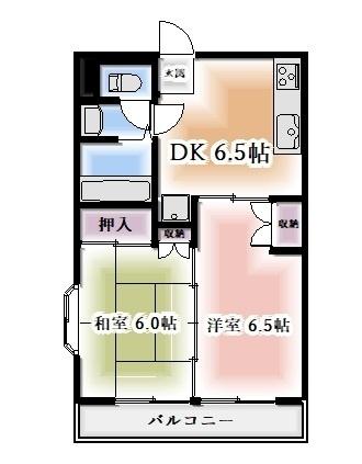 エスペランサーみずの（201） 間取り図画像