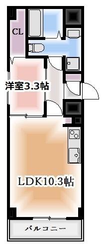 ティーブロッサム（503） 間取り図画像