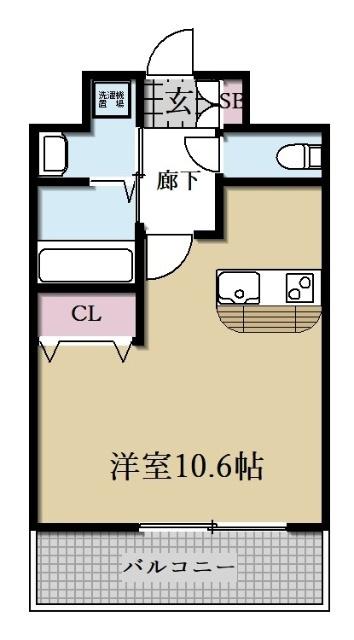 ジュネス瑞穂（306） 間取り図画像
