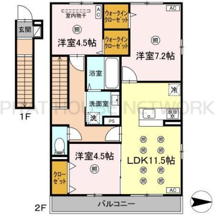  間取り図写真