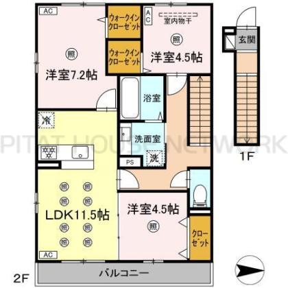  間取り図写真