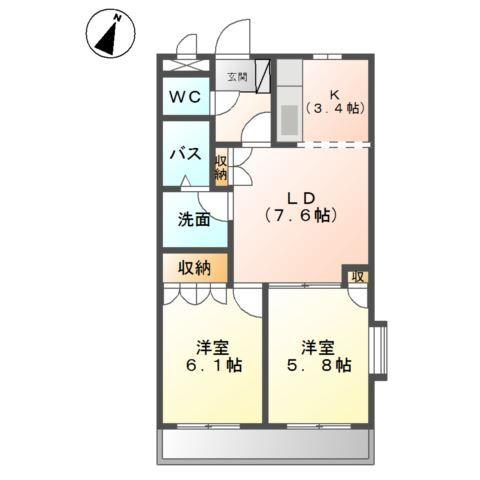 シャン・カルフール 間取り図画像