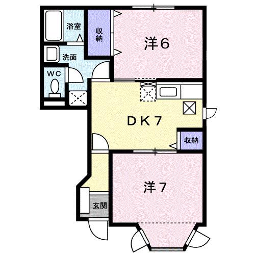 ミレニアムＫＡＮ　Ⅰ　Ｂ棟（103） 間取り図画像