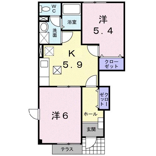 サンハイムＪ．Ｆ（101） 間取り図画像
