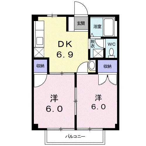 アクティブ・セキ（202） 間取り図画像