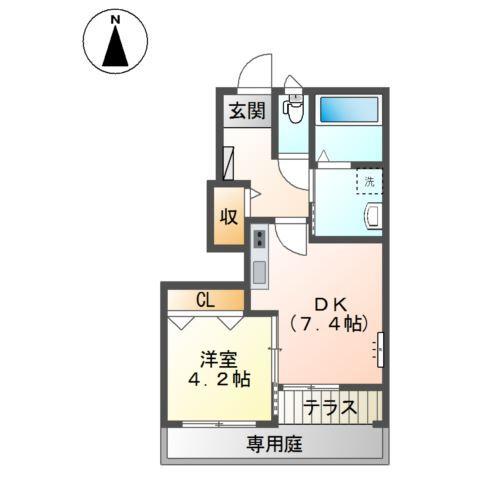 エムズ　サンティエ 間取り図画像