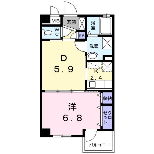 高松マナーハウス（304） 間取り図画像