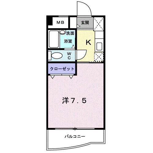 エスポワールさとう（210） 間取り図画像