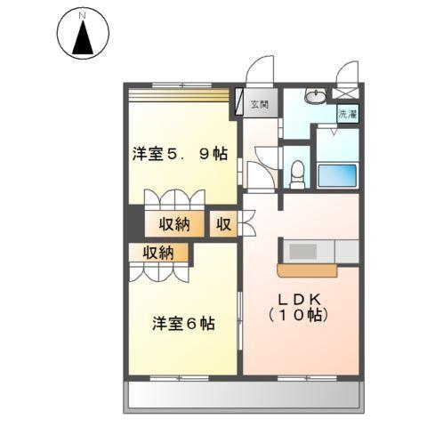 プランドールＭＥＲＡ 間取り図画像
