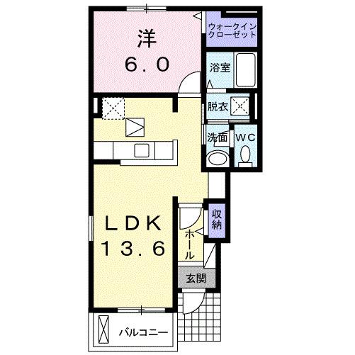 フェアリーⅥ（101） 間取り図画像