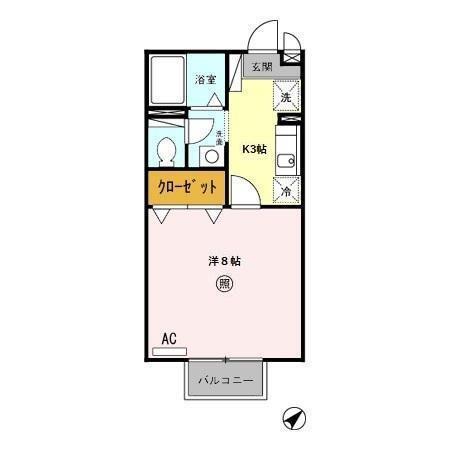 メゾンＳＫ　Ⅱ（202） 間取り図画像