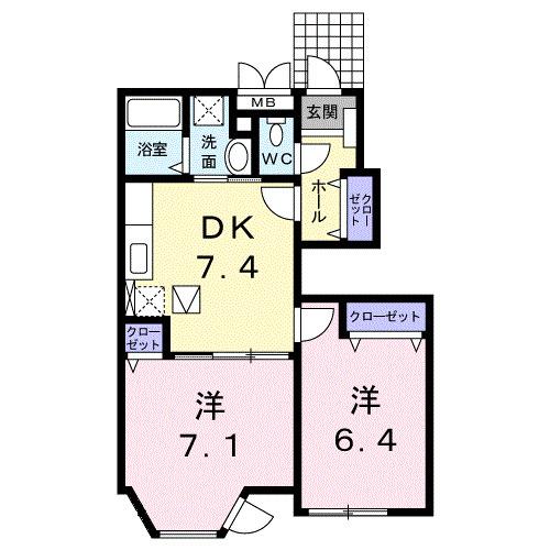 Ｂｒｅｅｚｅ明磧（103） 間取り図画像