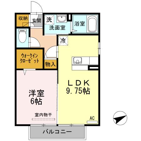 エスポア（201） 間取り図画像