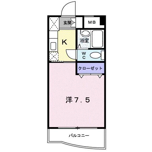 エスポワールさとう（203） 間取り図画像