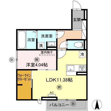 アン・シャトウⅣ（303） 間取り図画像