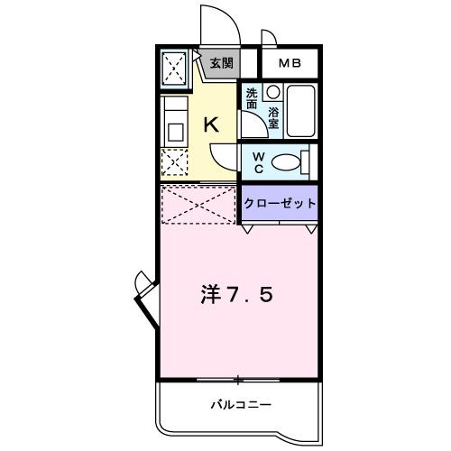 ＭＡＩＳＯＮ　ＪＥＵＮＥＳＳＥ（106） 間取り図画像