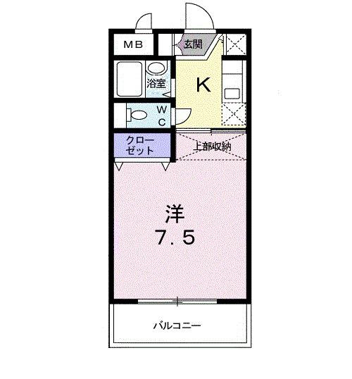 エクセレント　由布（204） 間取り図画像