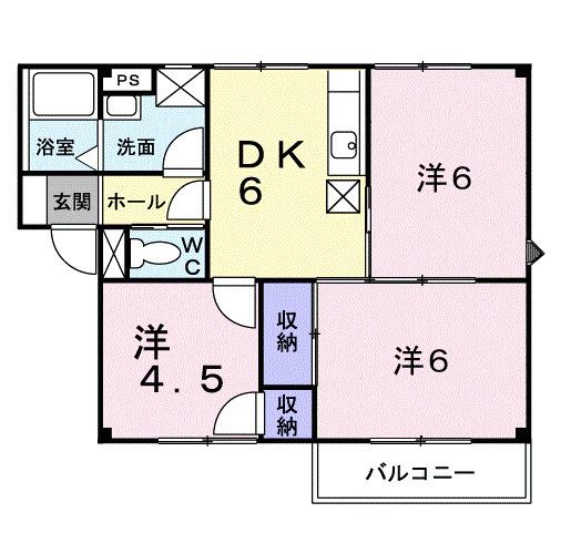 プラドールＡ（202） 間取り図画像