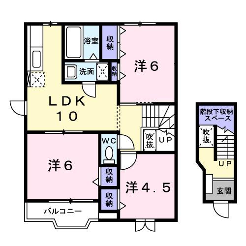 ヴェルソー（201） 間取り図画像