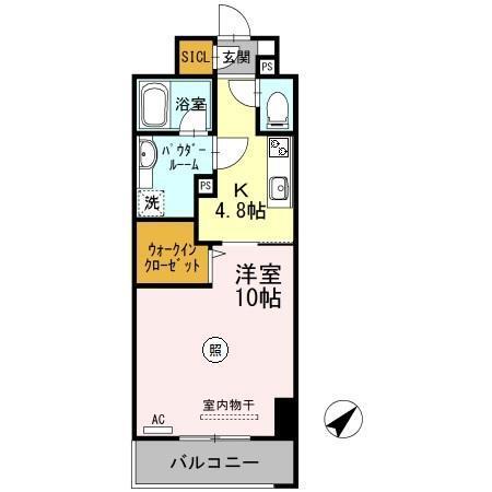 アルカーサル大道（103） 間取り図画像