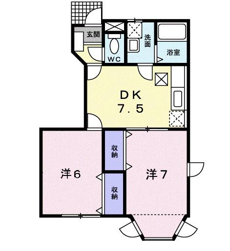 エトワールＯＺ（101） 間取り図画像