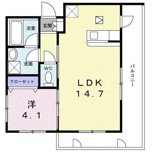 ルネスＧ才賀（302） 間取り図画像