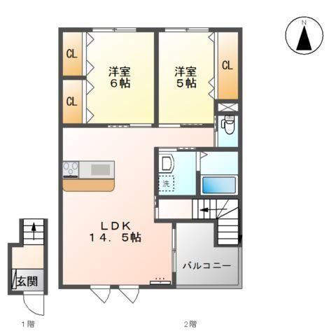 ユニヴァリィ　イノバル 間取り図画像