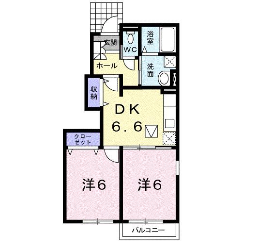 シティパル（101） 間取り図画像