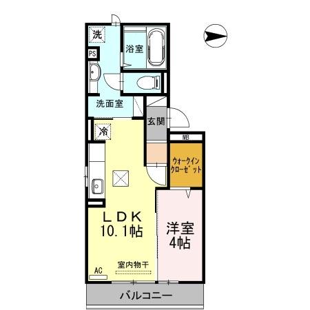 ソレイユⅡ（105） 間取り図画像