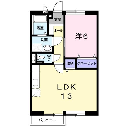 ザ・フォーレスト（203） 間取り図画像