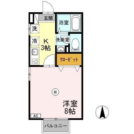 コーポラス羽屋A（112） 間取り図画像