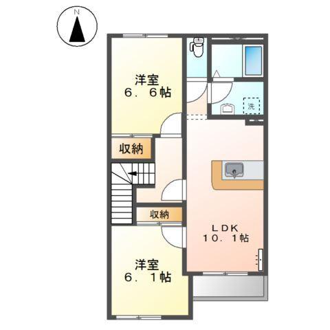 ウッドヒル 間取り図画像