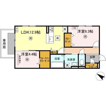  間取り図写真